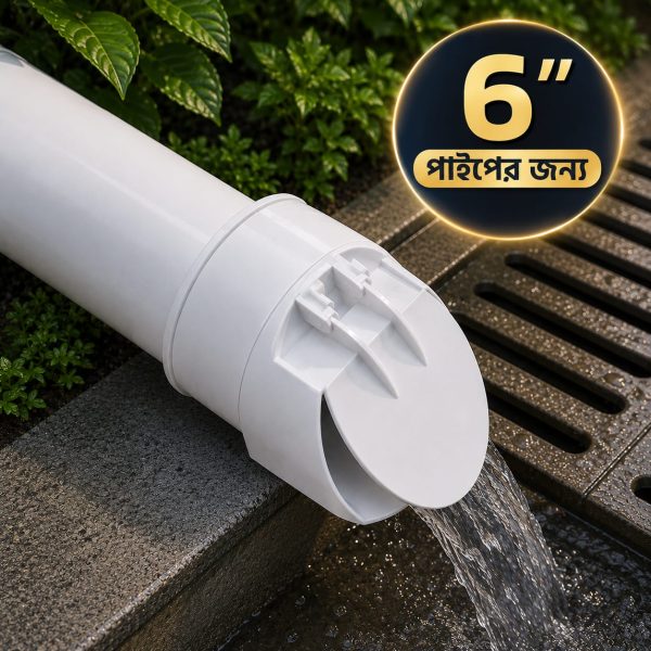 ৬" (ছয় ইঞ্চি)  স্মার্ট ড্রেন সেফটি ক্যাপ
